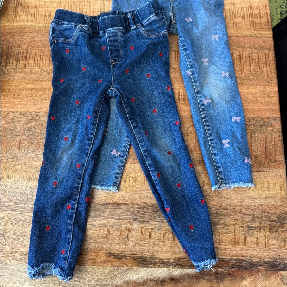 GAP Blue Denim Toddler Jeggings Bundle